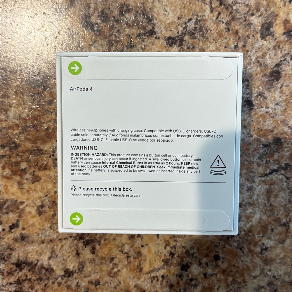Apple AirPods 4. New. Never Opened - Picture 3 of 4